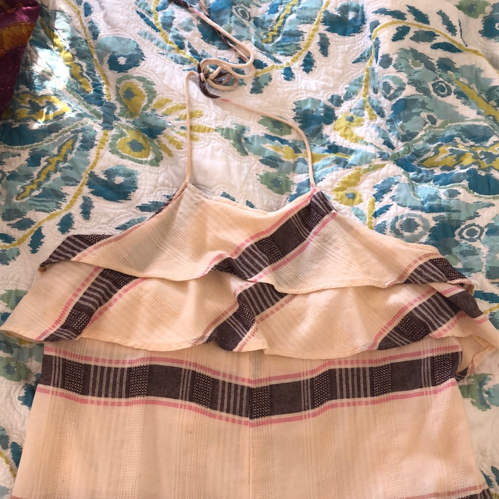 Anthropologie halter jumpsuit